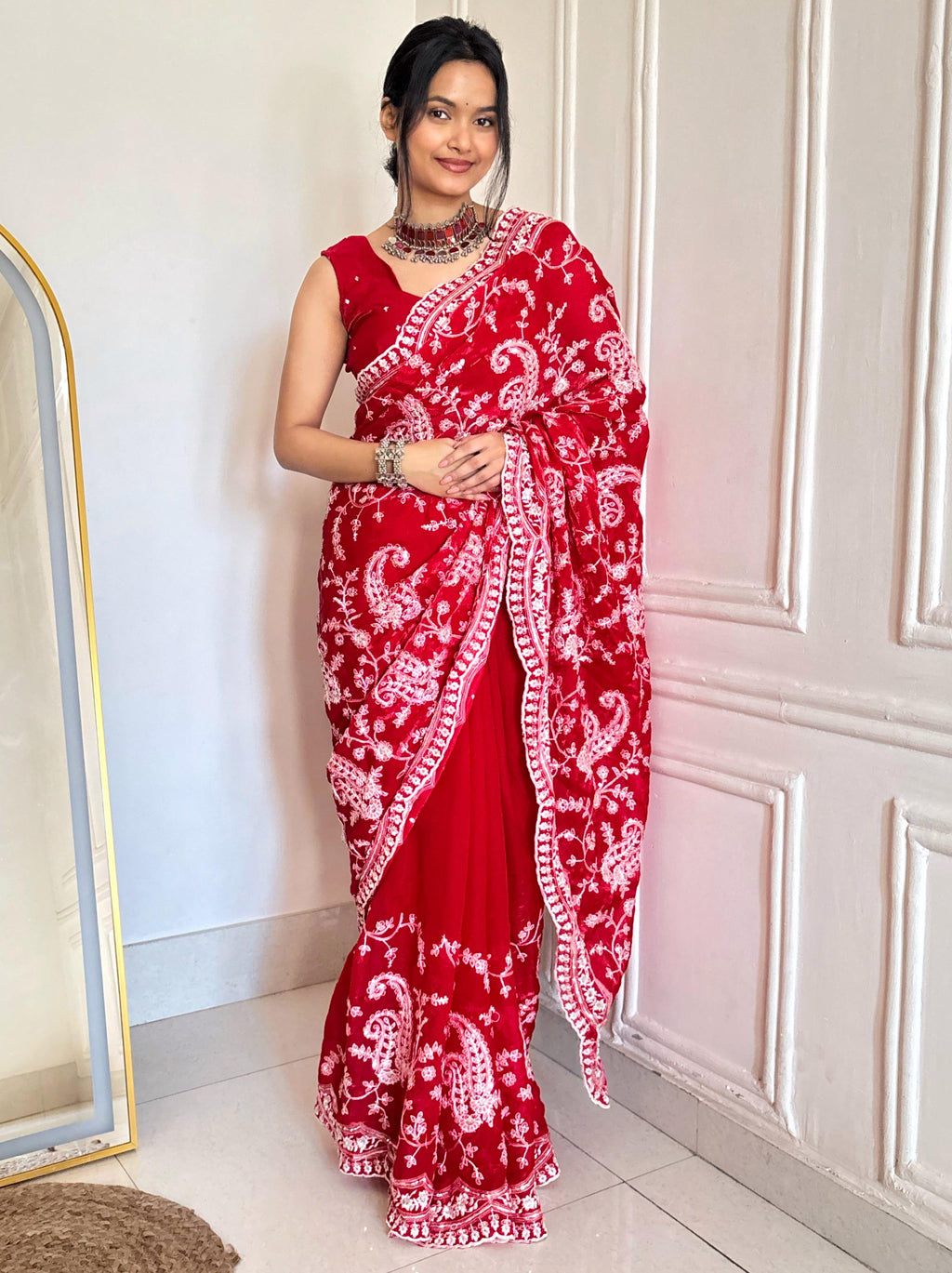Leheriya Pattern Saree
