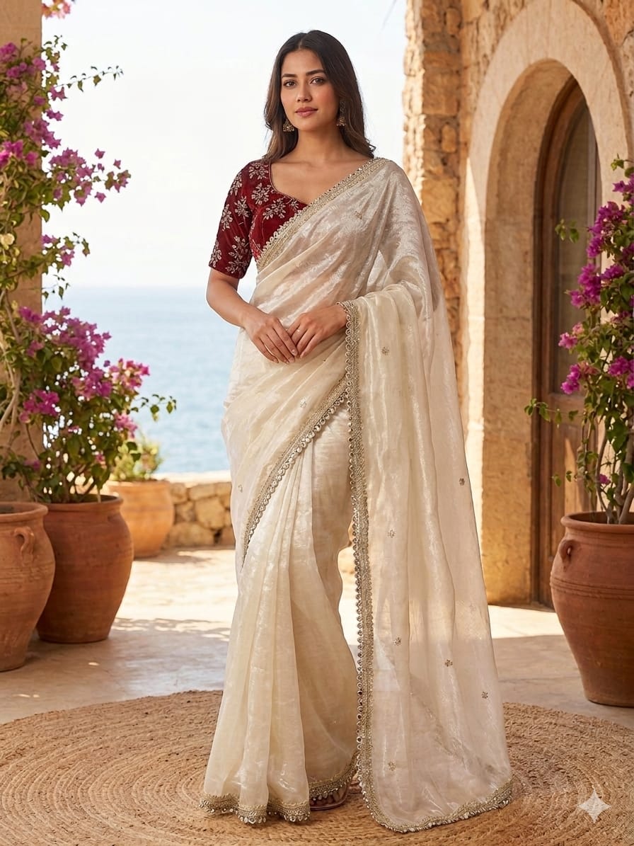 Very Soft & Elegant Rich Look Fendy Satin Saree