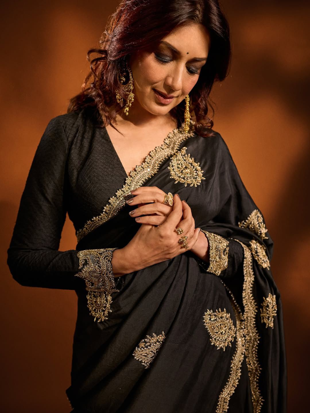 Designer Bollywood Rangoli Crush Silk Saree