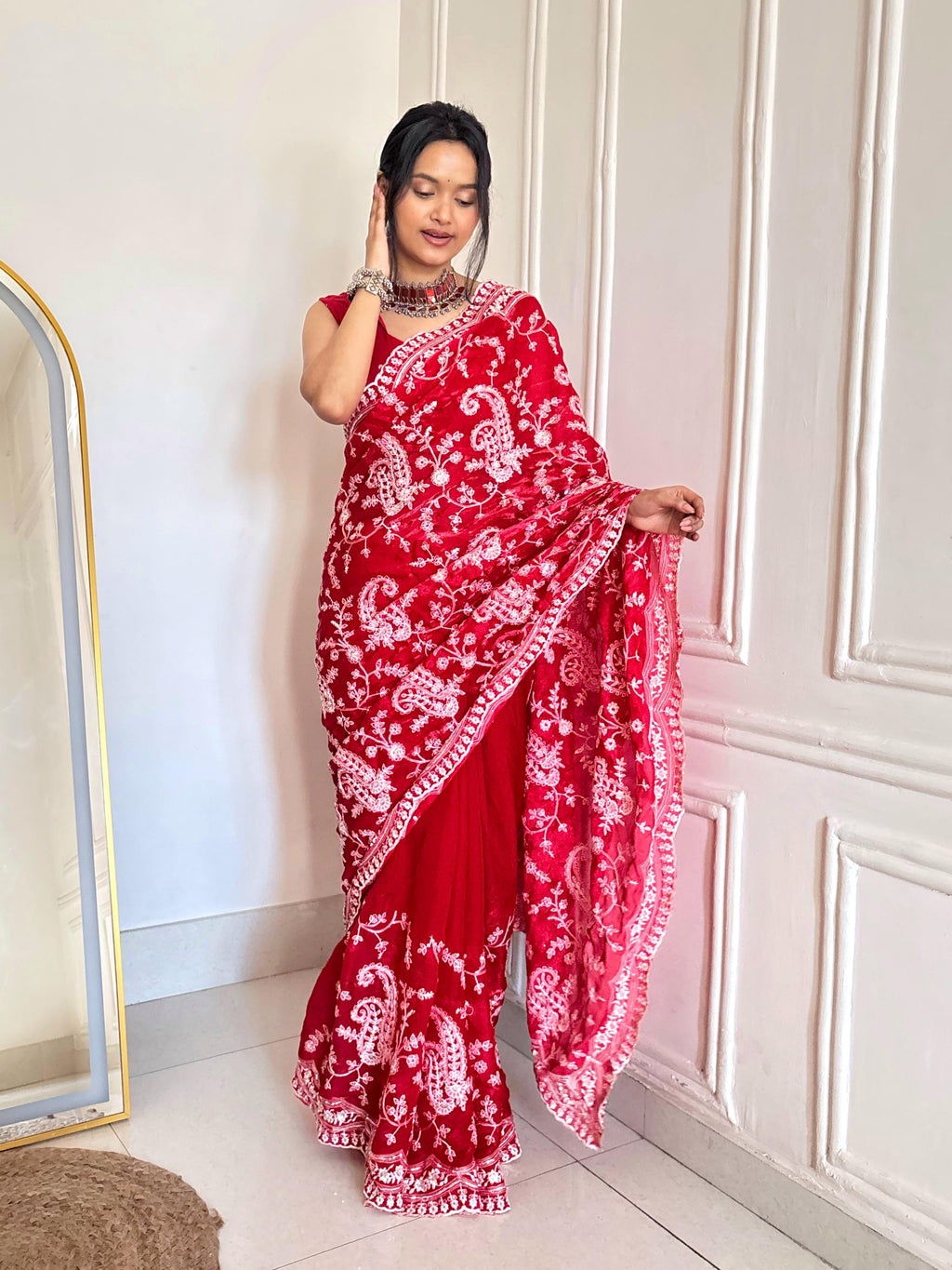 Leheriya Pattern Saree