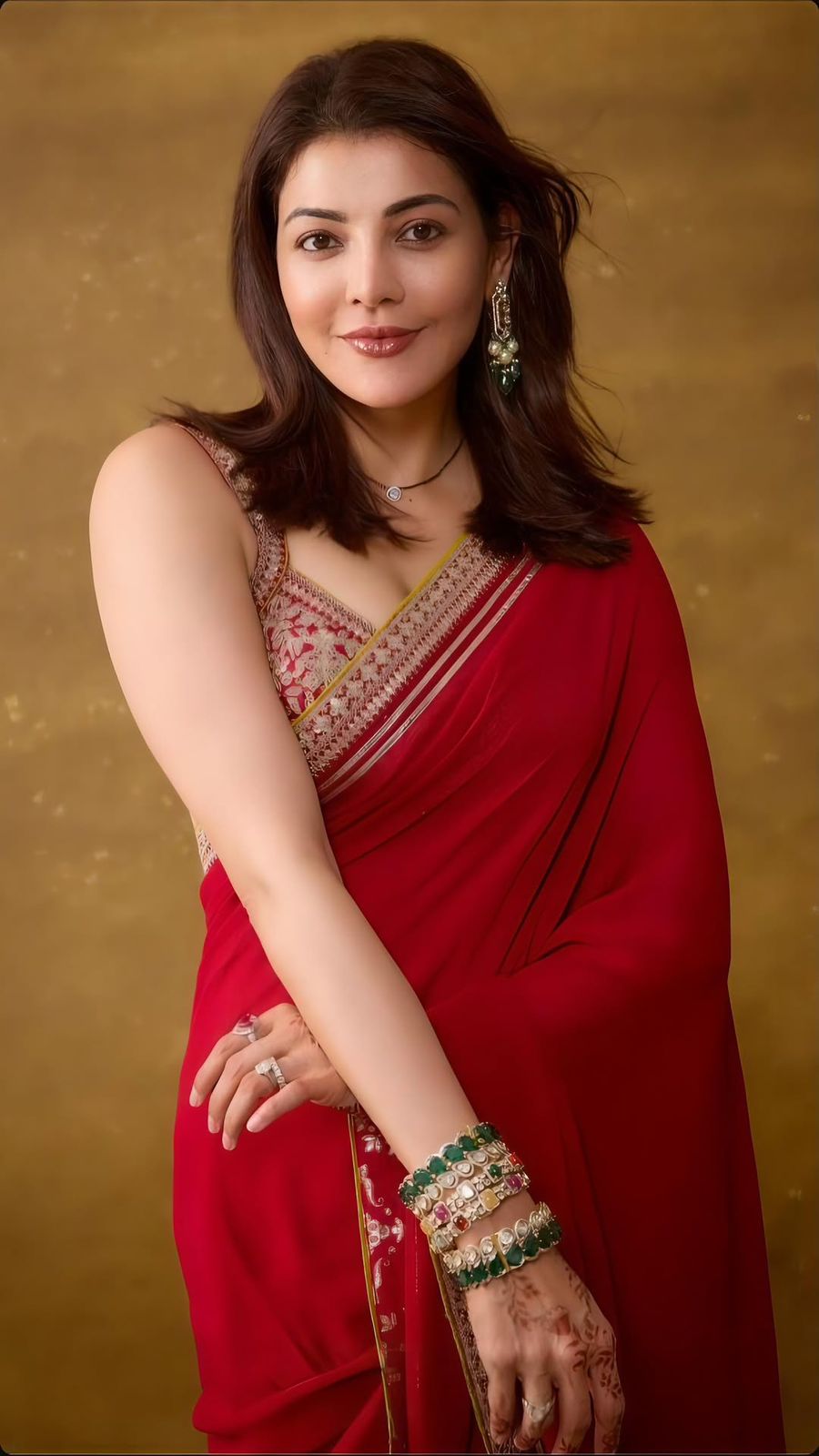 Designer Bollywood Saree in Pure Fandy Satin Silk